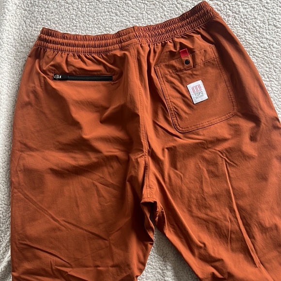 NWOT Topo Designs Women’s Boulder Climbing/Hiking Pants - Orange/Rust - Medium - Picture 10 of 15